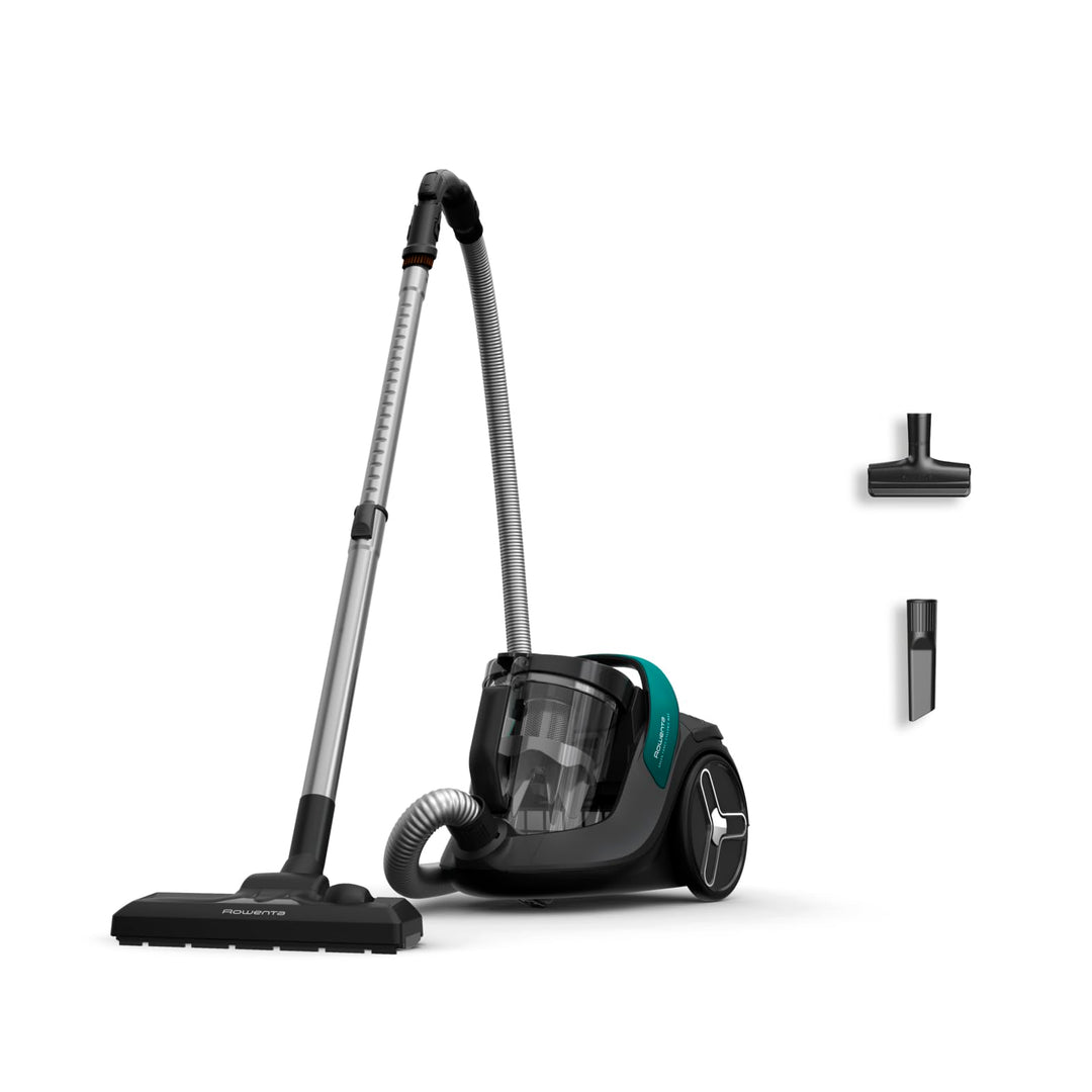 Rowenta Green Force Cyclonic Max | RO7B12 | Bodenstaubsauger ohne Beutel | 73 Dezibel | 2.5 Liter |