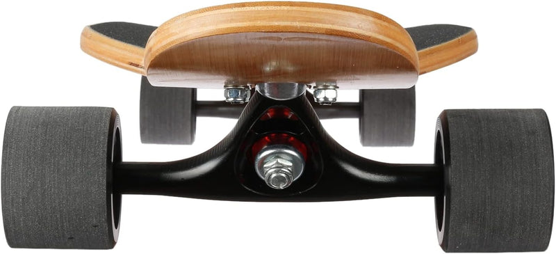 FunTomia Longboard mit 3 Flex Stufen Drop Through Cruiser Komplettboard Mach1 Speed Kugellager T-Too