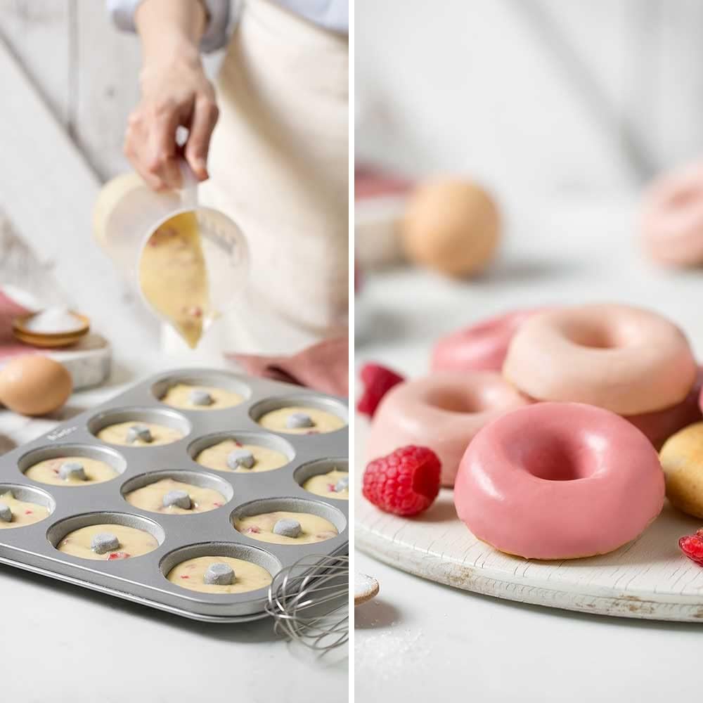 Decora 0070041 ANTIHAFT BACKFORM 12 DOUGHNUT Ø 7 CM - 35,5 X 26,5 X 2,5 H CM