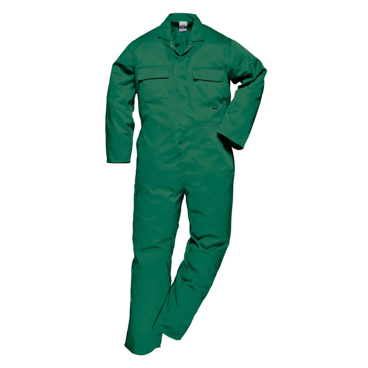 Portwest S999 Herren Euro-Arbeitskleidung Polycotton Overall Arbeitsanzug Bottle Grün L, Bottle Grün