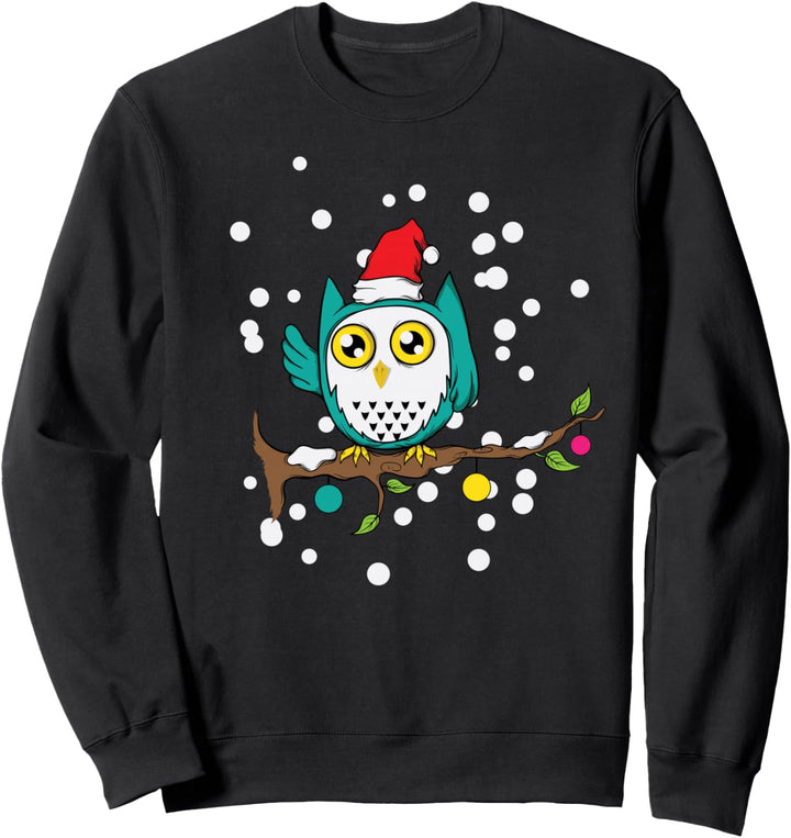 Eule Adler Eule für Weihnachten Sweatshirt