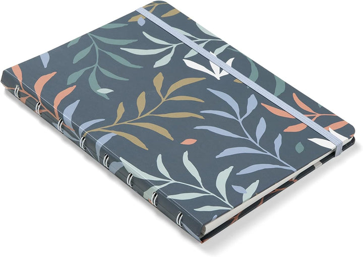 Filofax Botanical A5 Refillable Notebook Blue, A5