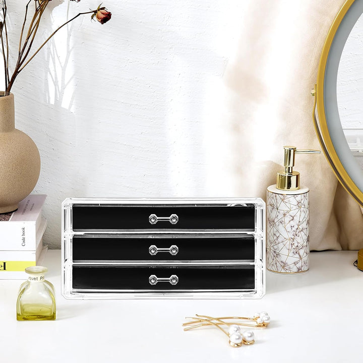 ProCase Acryl Schmuck Organizer Schmuckschatulle für Damen Durchsichtige Schmuckaufbewahrung Schmuck