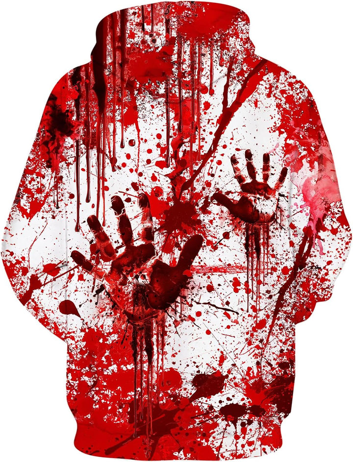 ALISISTER Unisex Hoodie Herren Damen 3D Druck Kapuzenpullover Langarm Hooded Pullover Sweatshirts mi