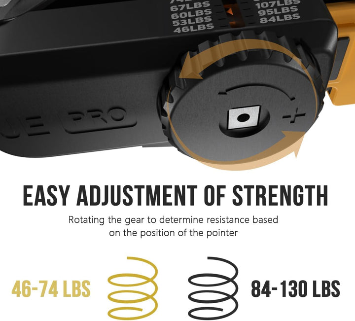 HUGEOAKS Kiefertrainer, Einstellbarer Widerstand, 46-130 LBS, Kiefer-, Gesichts- und Nackentrainer,