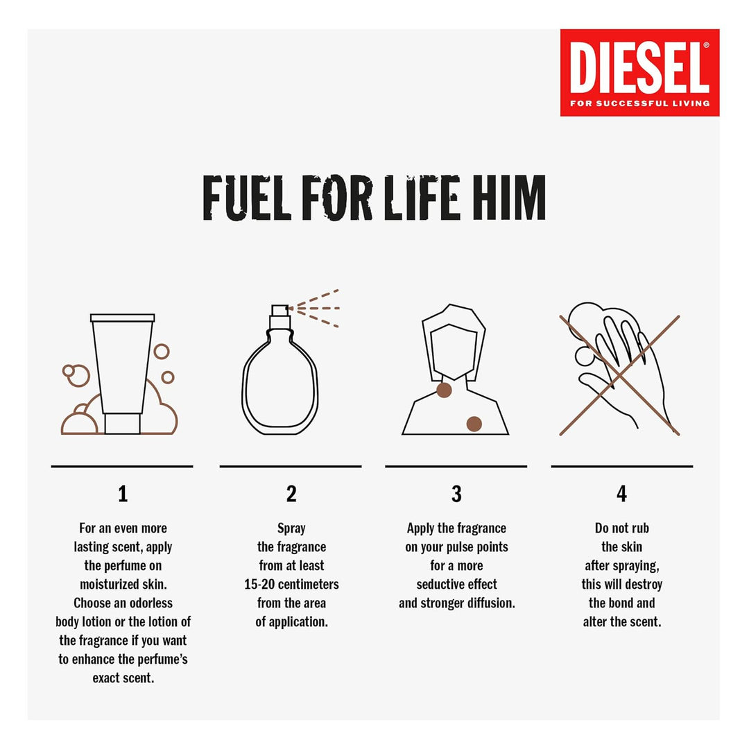 Diesel Fuel For Life Parfüm Herren| Eau de Toilette| Männer Parfum| Parfume Men| Herrenparfum| Diese