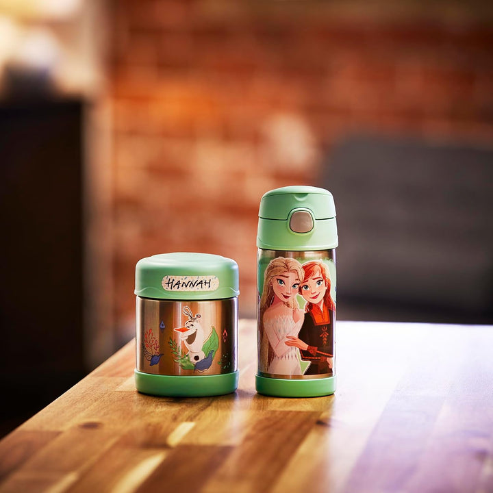 Thermos kids FUNTAINER Thermobehälter für Essen 300ml, Disney Frozen II Anna Elsa - Edelstahl, absol