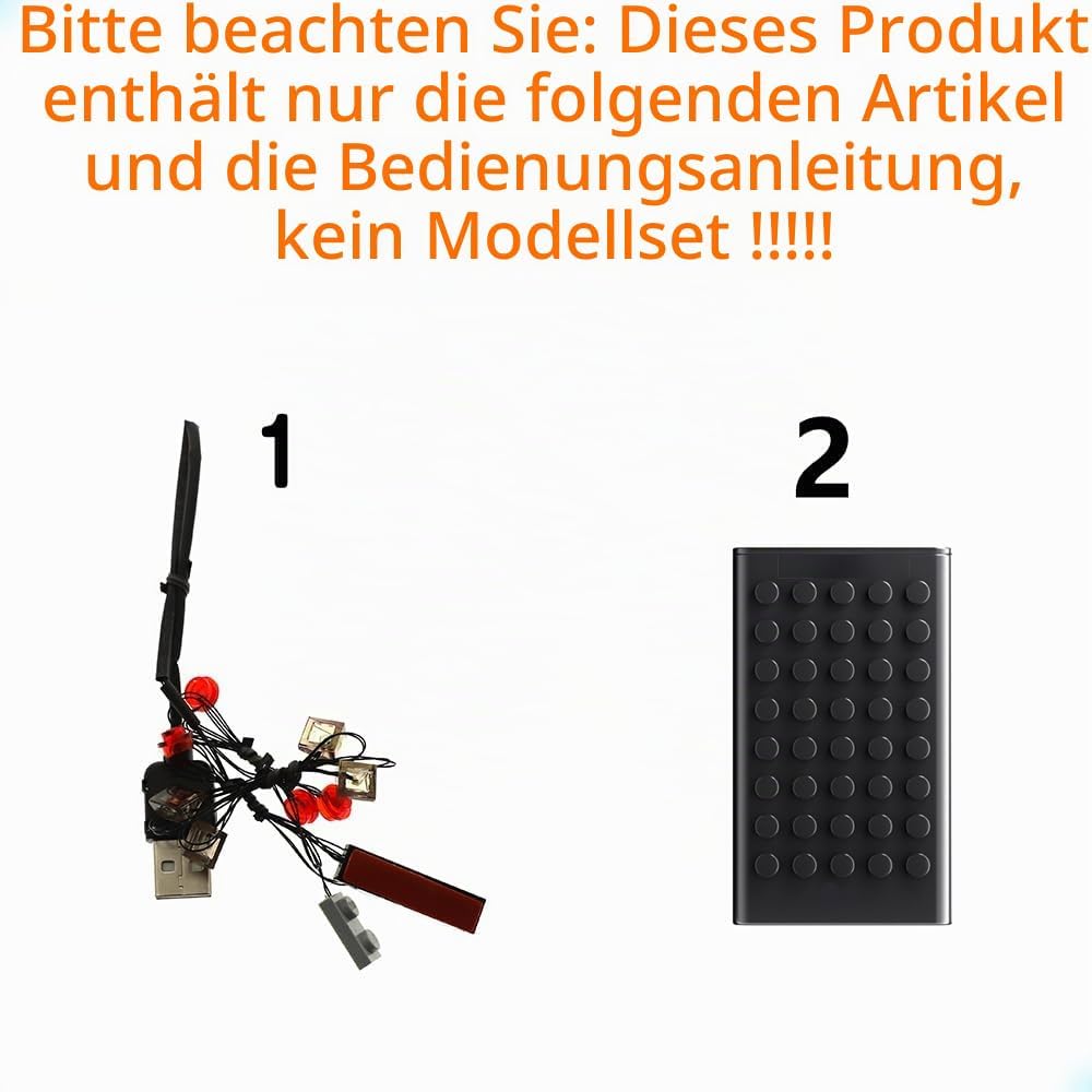 GEAMENT LED Licht-Set Kompatibel mit Lego 2 Fast 2 Furious – Nissan Skyline GT-R (R34) - Beleuchtung