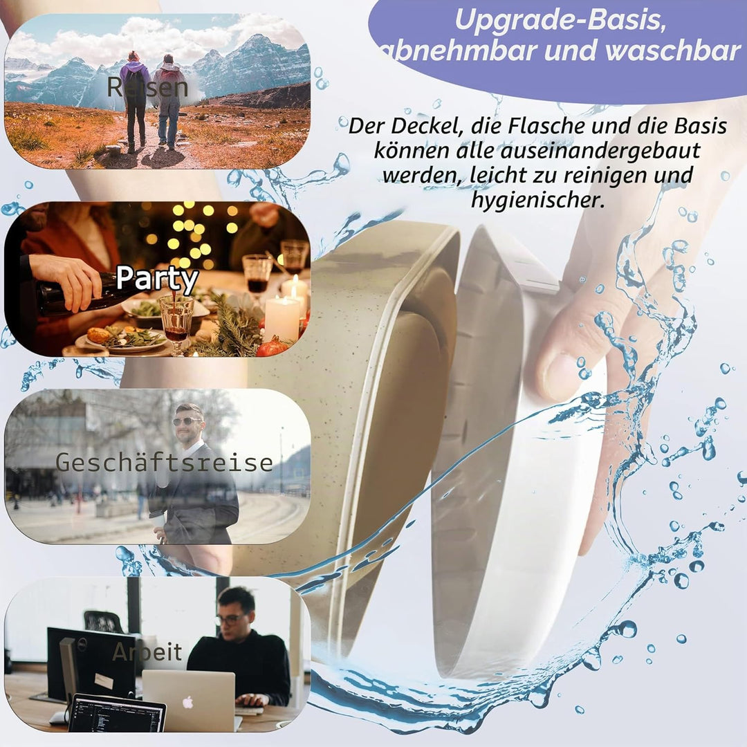 Automatisches Futter- und Wasserspender für Hunde, Katzen, Futterspender und Wasserspender, 3,8 l, 2