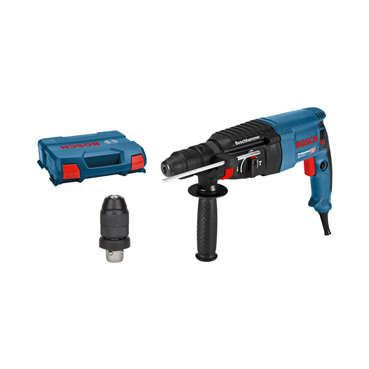 Bosch Professional Bohrhammer GBH 2-26 F (830 Watt, Wechselfutter SDS-plus, Schlagenergie: 2,7 J, im