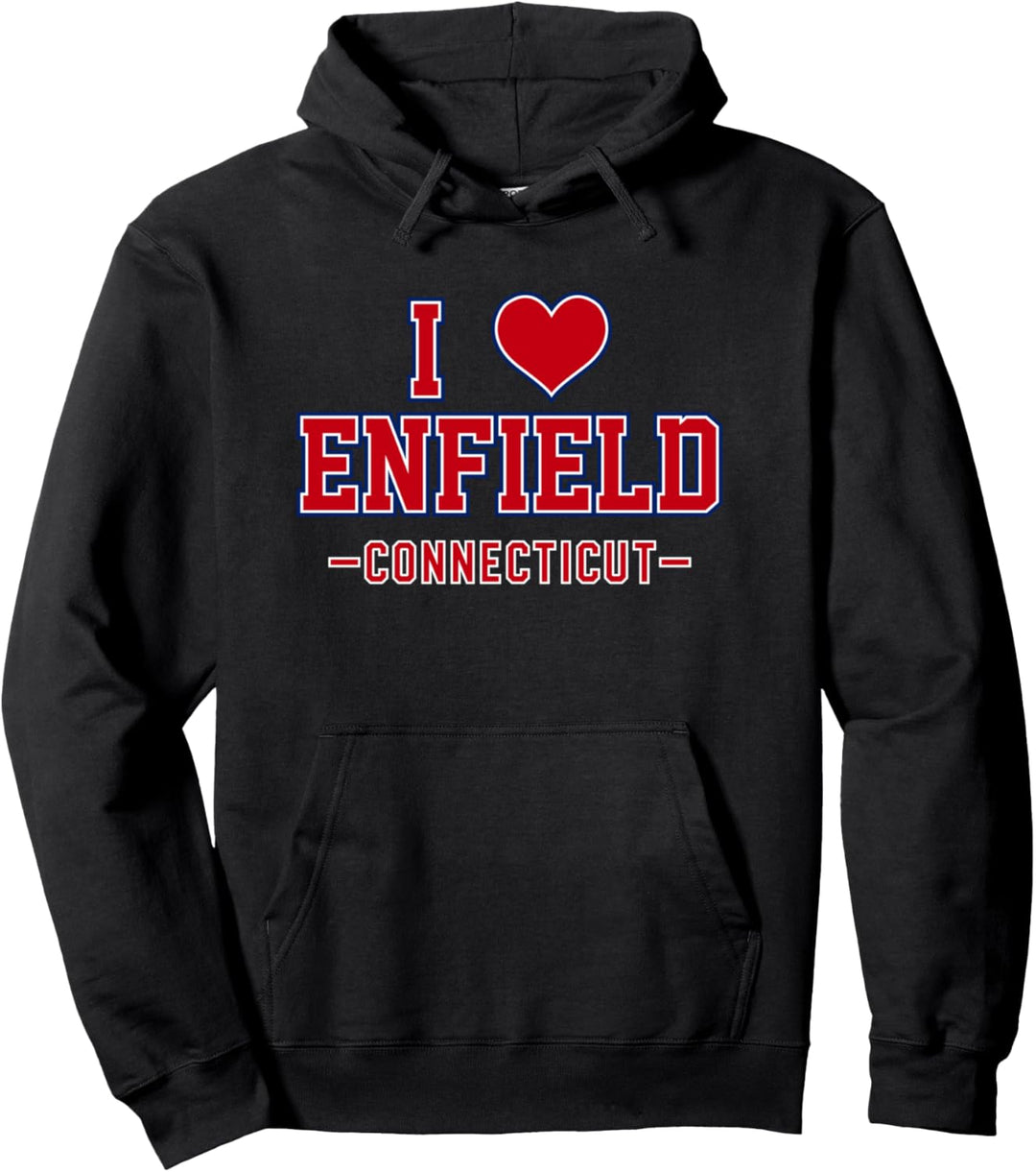 Ich liebe Enfield Connecticut Pullover Hoodie