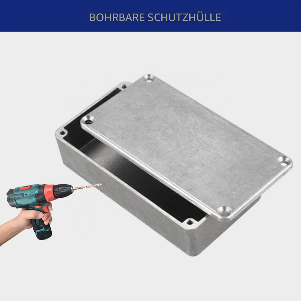 Supertool Aluminium-Druckguss, wasserdicht, Elektronik-Projektgehäuse für externe Stromversorgung, 1