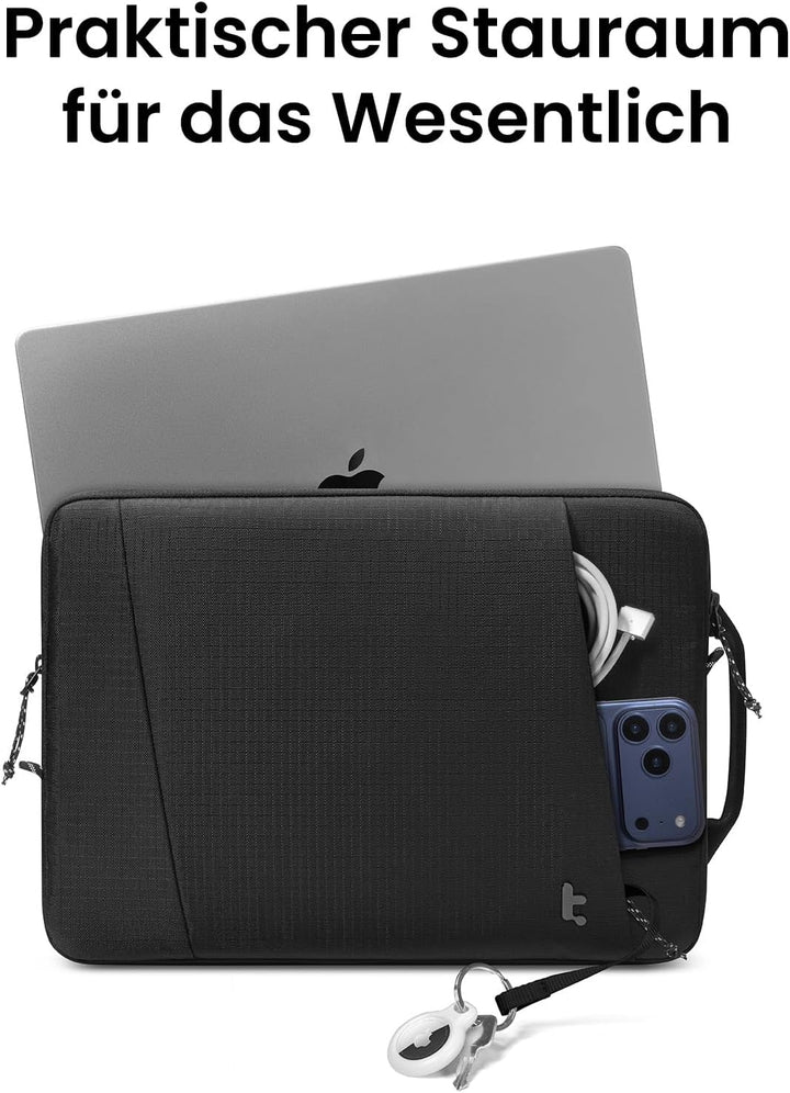 tomtoc 360° Tasche Hülle Kompatibel mit 14 Zoll Acer, ASUS, Dell, HP, Lenovo Laptop Notebook Chromeb