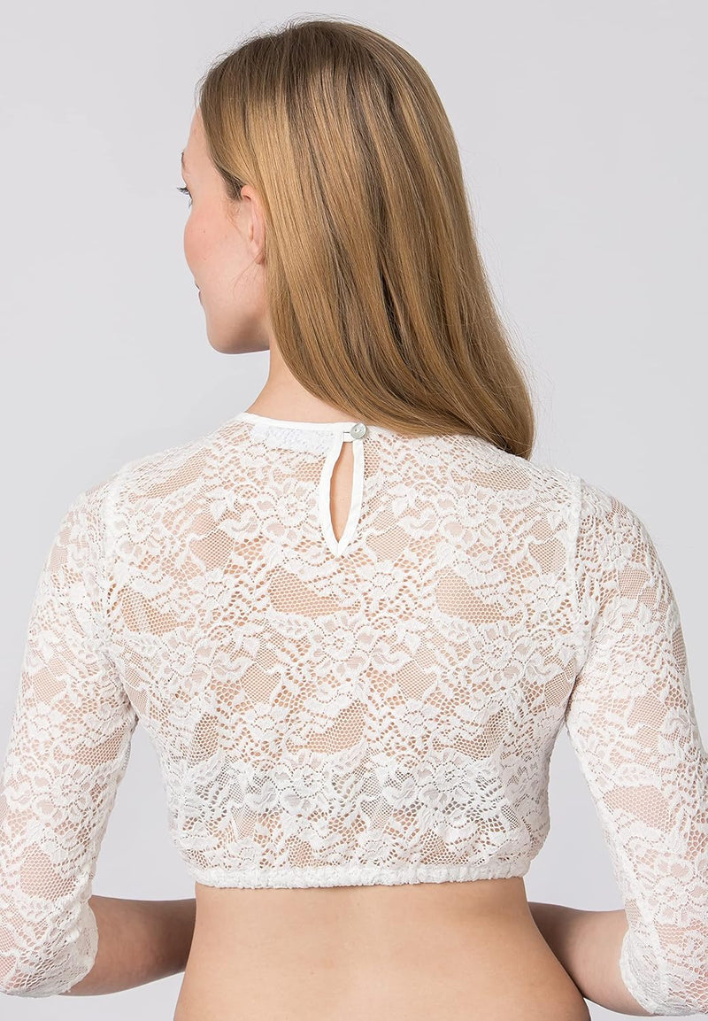 Stockerpoint Damen Akasha Bluse 32 Creme, 32 Creme