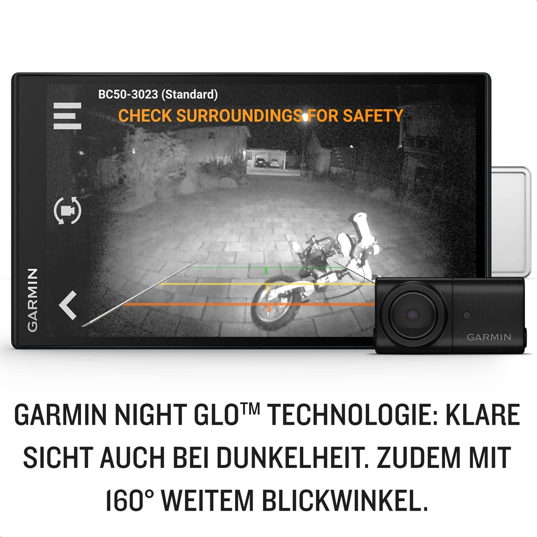 Garmin BC 50 Night Vision – Drahtlose Rückfahrkamera mit Nachtsicht Technologie und 720p HD-Auflösun