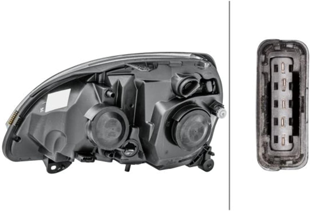 HELLA 1LB 008 461-761 Halogen-Hauptscheinwerfer - rechts - für u.a. Renault Clio II (Bb_, Cb_) Recht