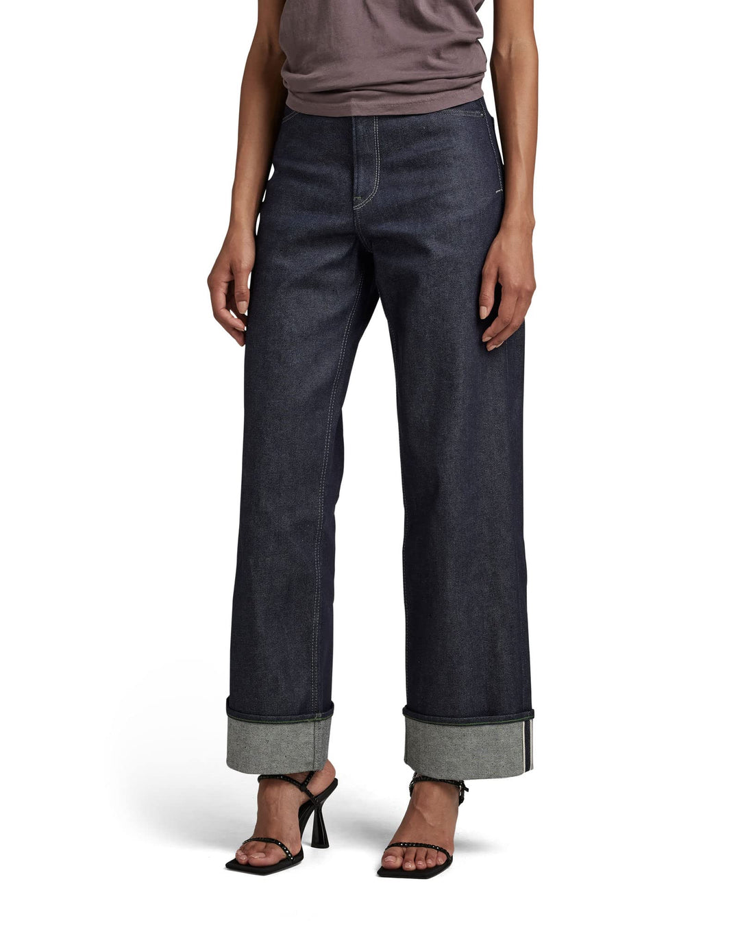 G-STAR RAW Damen Stray Ultra High Loose Selvedge Jeans 24W / 30L Blau (Raw Denim D22071-b454-001), 2