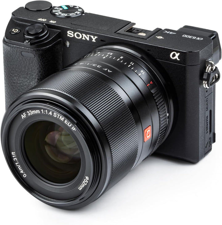 VILTROX AF 33mm F1.4 Autofokus Objektiv für Sony E Mount Kameras (APS-C, Einstellbare Blende f1.4-f1