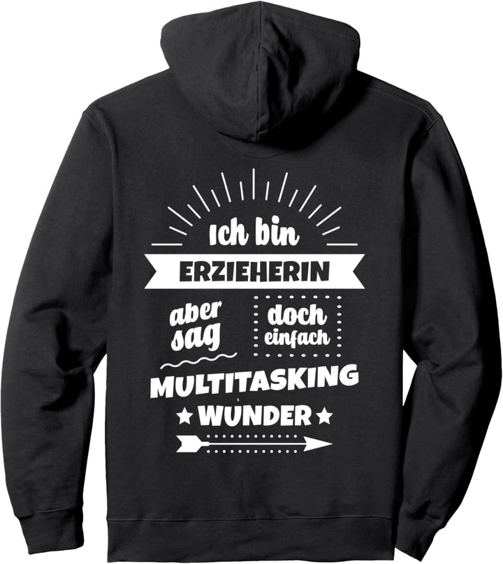 Erzieherin Kindergarten Kita Lustiger Spruch Erzieherinnen Pullover Hoodie