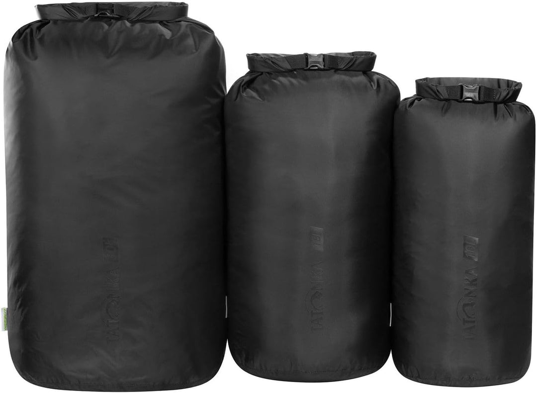 Tatonka Packsack Dry Sack (4L / 10L / 18L / 30L / 80L) - wasserdichte Packbeutel mit Rollverschluss