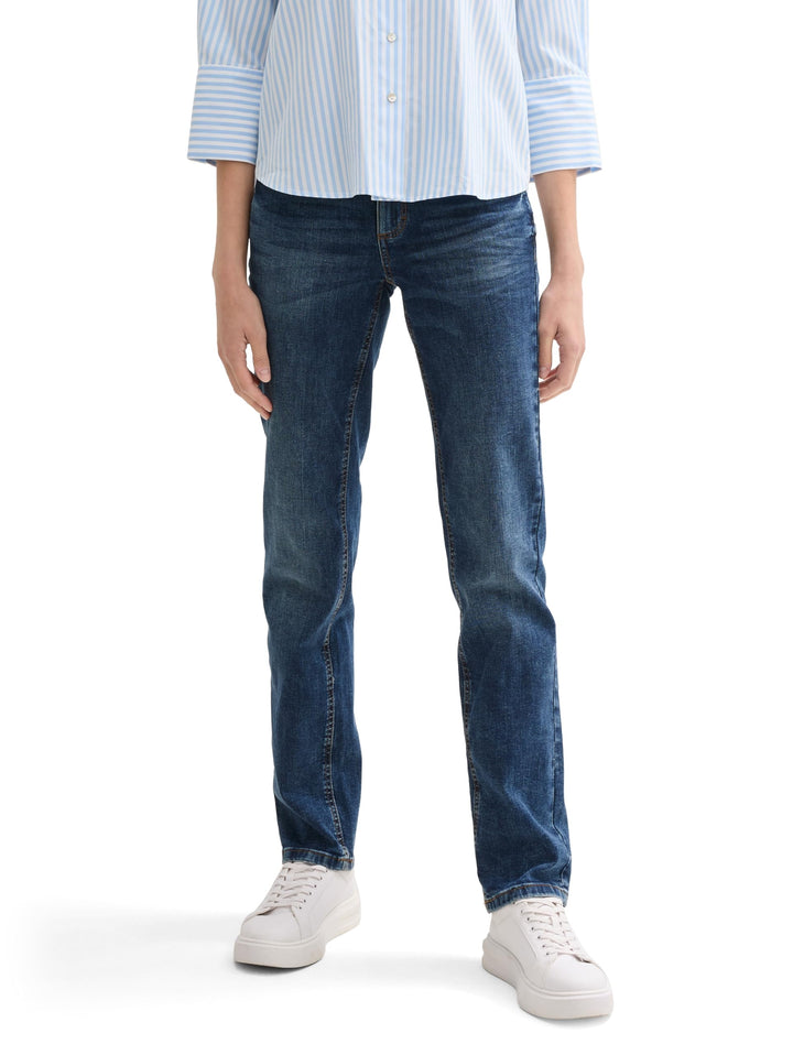 TOM TAILOR Damen Alexa Straight Jeans 26W / 30L 10281 - Mid Stone Wash Denim, 26W / 30L 10281 - Mid