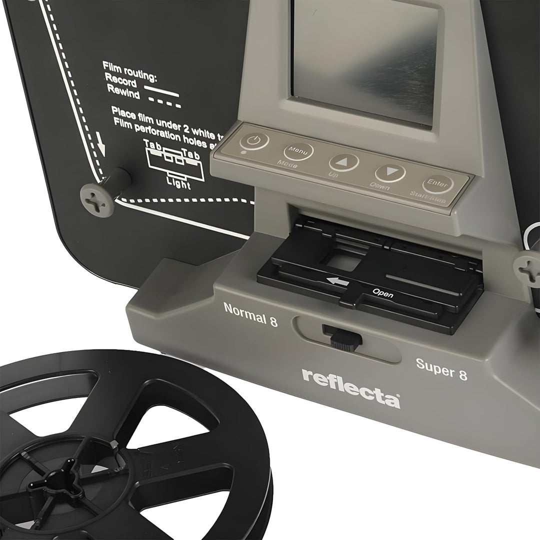 Reflecta Film Scanner Super 8 – Normal 8 | Film Digitalisieren in HD | Kein Computer Erforderlich |