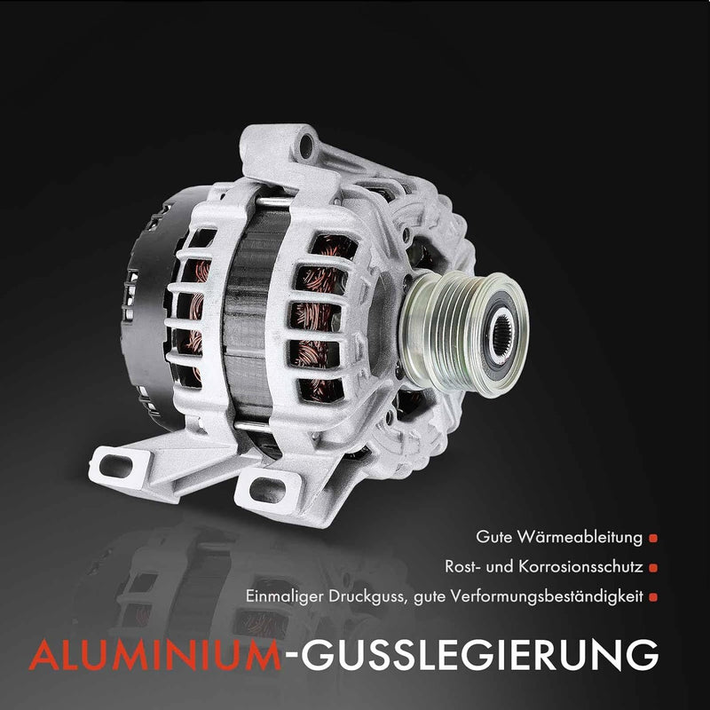 Frankberg Lichtmaschine Generator Kompatibel mit C30 2010-2012 C70 II Cabriolet 2010-2013 S60 II 134