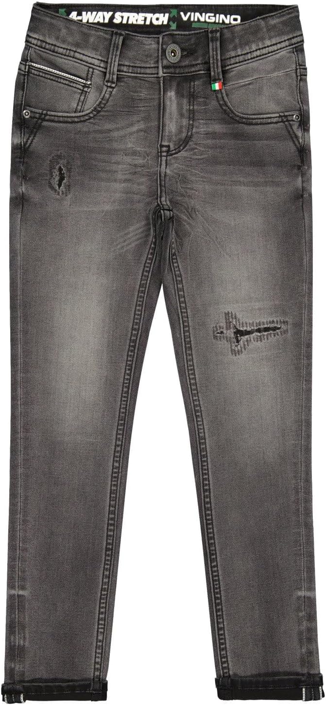 Vingino Jungen Alfons Jeans 164 Dark Grey Vintage, 164 Dark Grey Vintage