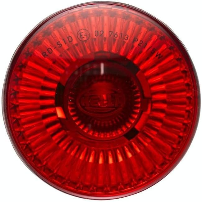 HELLA Rückleuchte - Glühlampe - 12V - Einbau/geschraubt - ECE - Lichtscheibenfarbe: rot - Stecker: A