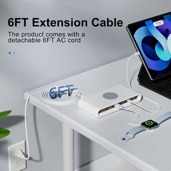 USB C Ladegerät Mehrfach,Schnellladegerät mit 20WPD+18WQC