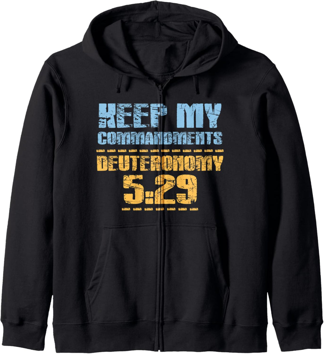 Hebräische Israelit-Kleidung für Männer Keep My Commandment Judah Kapuzenjacke