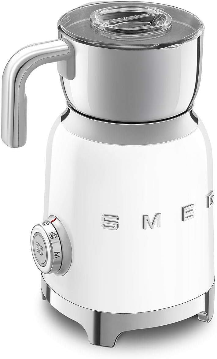 Smeg MFF01WHEU, 600, Aluminium, weiss Milchaufschäumer 2318 Jahre vor Ort Garantie