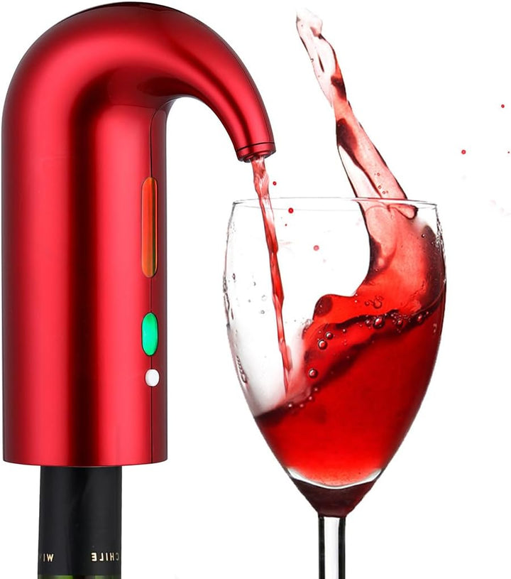 NK Elektrischer Weinkaraffe, automatischer und tragbarer Weinbelüfter, wiederaufladbar über USB, ink