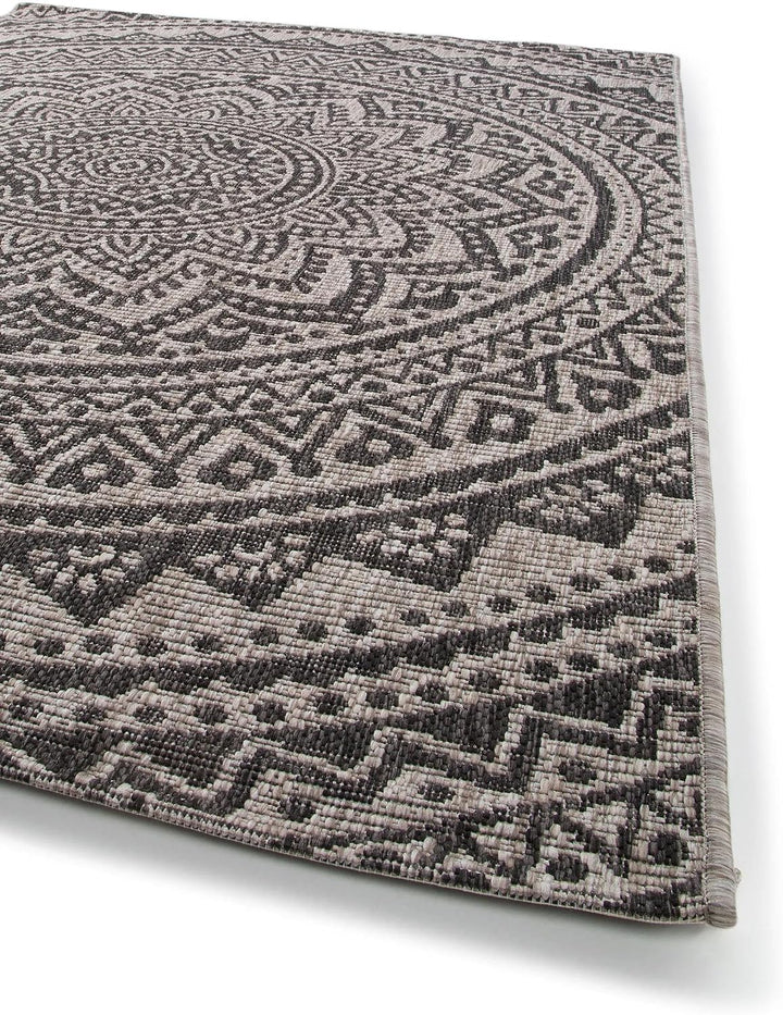 benuta Nest Teppich Cleo - Kunstfaser - Outdoor geeignet - Rechteckig &amp; im Style: Geometrisch, Ethno