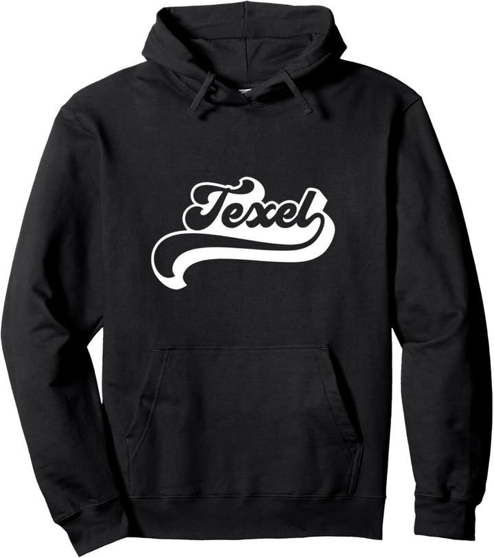 Retro Texel Schriftzug - Texel Pullover Hoodie