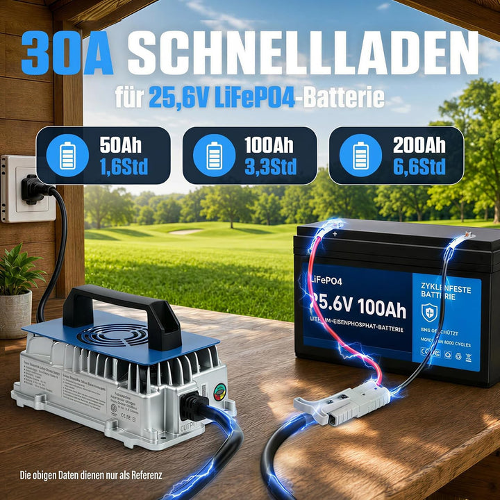 KAISAL 24V 30A LiFePO4 Ladegerät 29.2V, IP67, Wohnmobil, Boot &amp; Solar