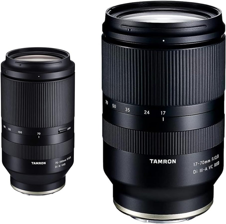 Tamron 70-180 mm F/2.8 Di III VXD -für Sony E-Mount & 17-70mm F/2.8 Di III-A VC RXD Zoom-Objektiv fü