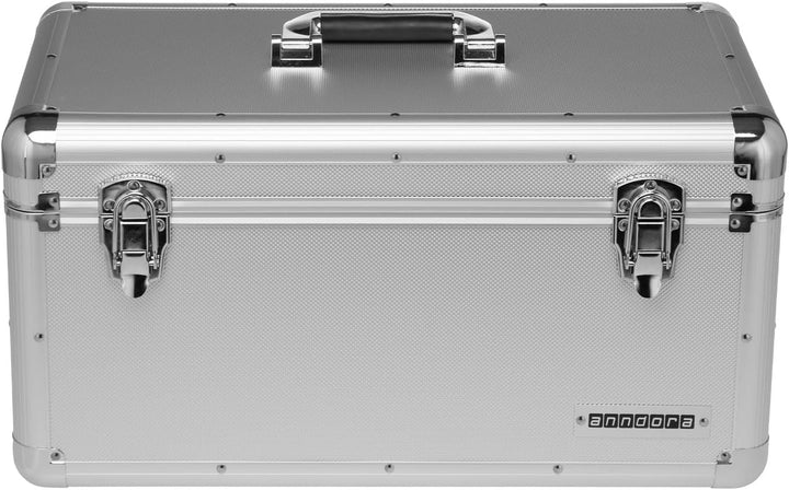 anndora Werkzeugkoffer 28 Liter - XL Werkzeugkasten Werkzeugbox - silber XL - Silber, XL - Silber