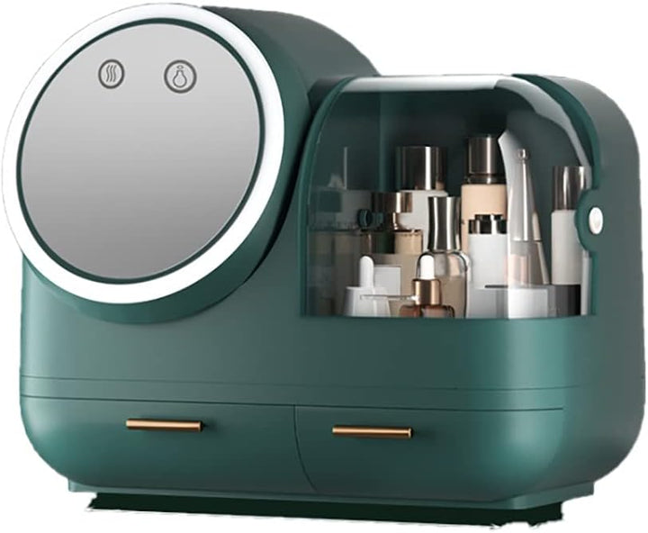 Kosmetik Organizer, Tragbare Make-Up Organiser Hoher Kapazität Kosmetikorganiser USB-Aufladung Kosme