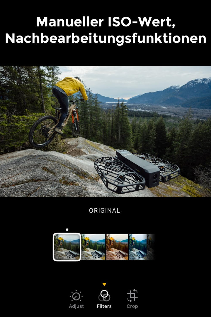 HOVERAir X1 PROMAX Drohne mit Kamera 8K, Faltbar Action Cam mit über 15 vollautomatischen Flugmodi,