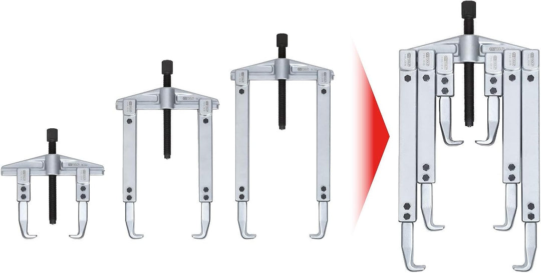 KS Tools 700.1320 Universal-Abzieher-Satz, 8-tlg.