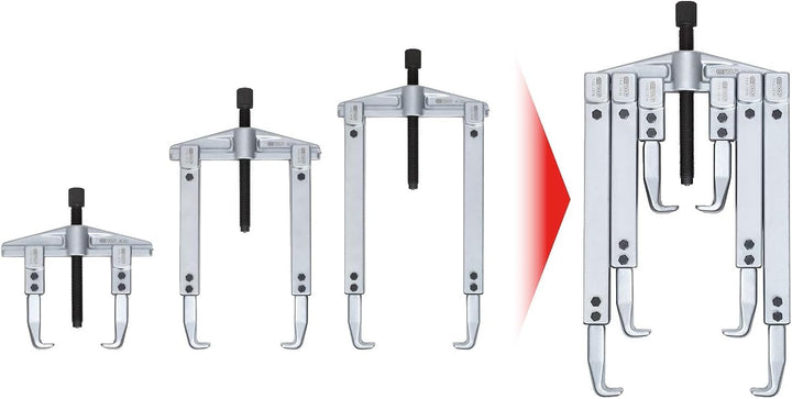 KS Tools 700.1320 Universal-Abzieher-Satz, 8-tlg.