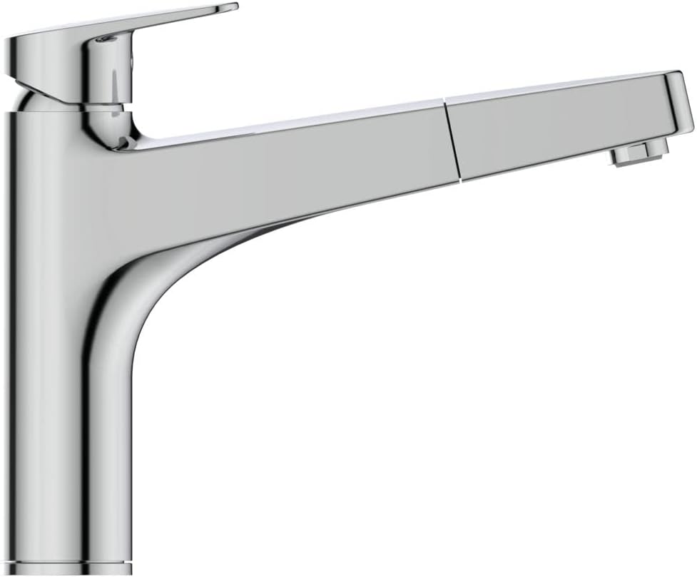 Ideal Standard BD331AA Ceraplan Küchenarmatur hoch angesetzter Gussauslauf ohne Handbrause Gussausla