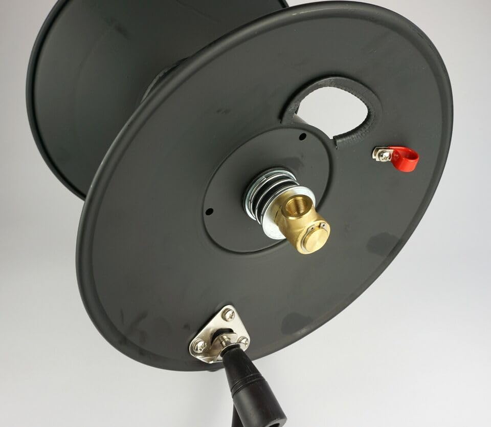 Schlauchtrommel | für Kärcher HD HDS Kränzle Hochdruckreiniger | bis 280 bar | 75m Länge | 3/8" AG x