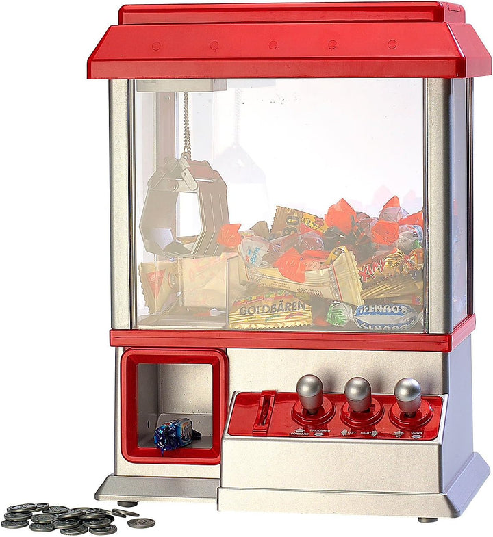 Playtastic Süssigkeiten Automat: Batteriebetriebener Süssigkeitenautomat Candy Grabber (Greifautomat