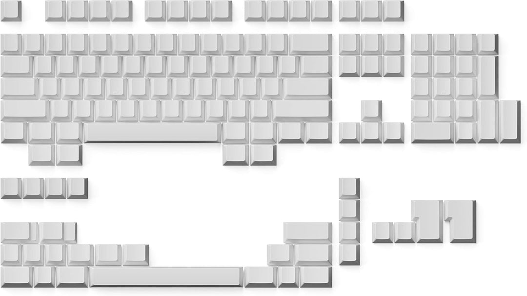 Ranked Leeres Premium-Tastenkappen-Set | 1,4 mm Dickes PBT | Cherry-Profil für Mechanische Tastatur