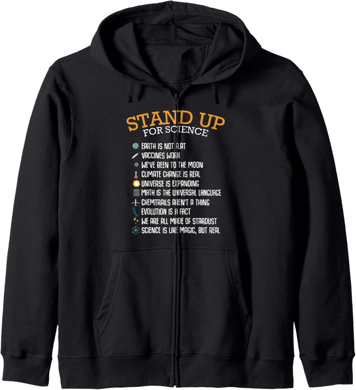 Stand Up For Science Wissenschaft Klimawandel Friede Kapuzenjacke