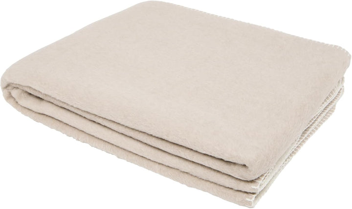 Sansibar Jacquard Wohndecke Doubleface, wärmend und flauschig-weich, Plaid aus Baumwollgemisch, 150x