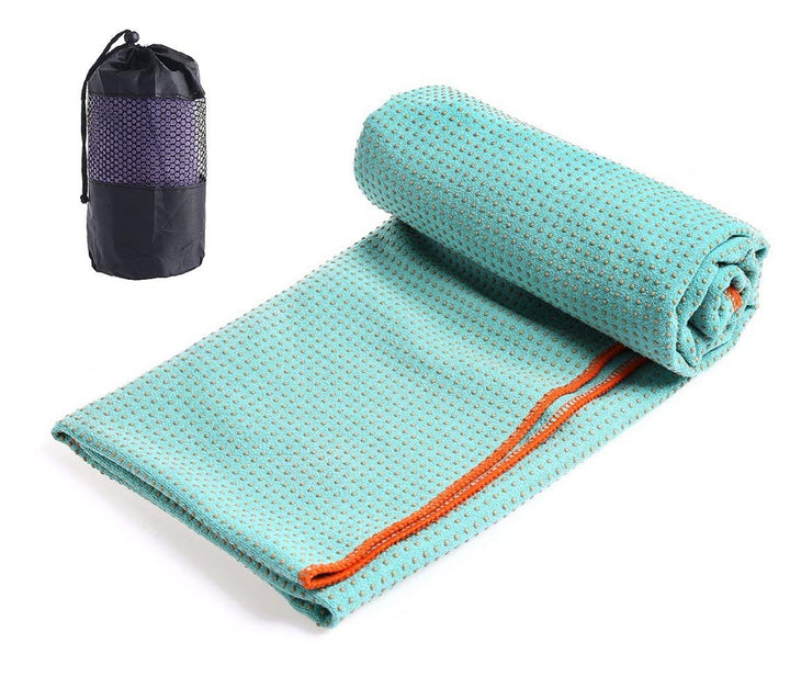 Mikrofaser Yogatuch Handtuch mit Antirutsch Noppen Yogamattenauflage Unterlage Towel Fitnesssporttuc