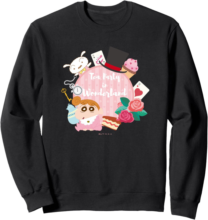 Crayon Shin-chan, Himawari and Shiro Shin-chan's tea time Sweatshirt